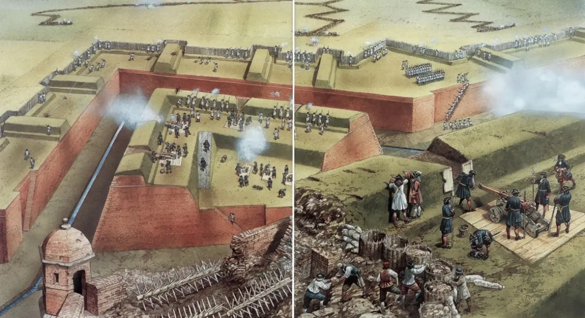 Детище инженерного таланта маркиза де Вобана, "отца фортификации" - система оборонительных сооружений с использованием контр-гардов